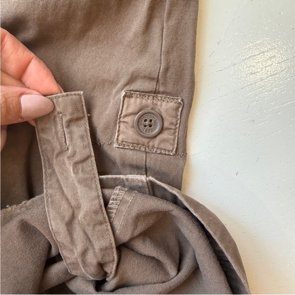 VTG Y2K Abercrombie Fitch Pants Brown Cargo Baggy Low Rise Kids L Womens XS - Picture 5 of 13